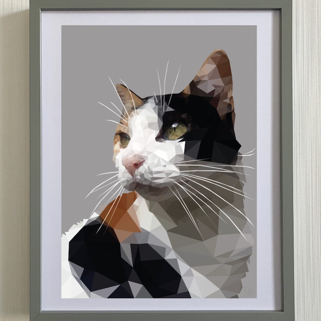 Pet Portrait-Low Poly Art Portrait