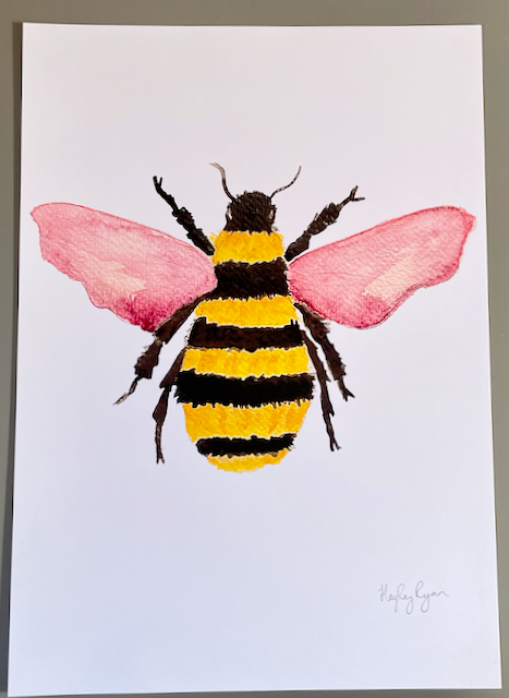 Bee Print-Watercolour Print