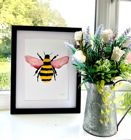 Bee Print-Watercolour Print