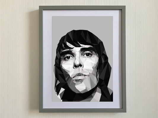 Ian Brown Print-Low Poly Art Print