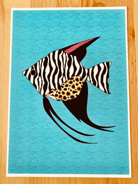 Angelfish Print-Animal print