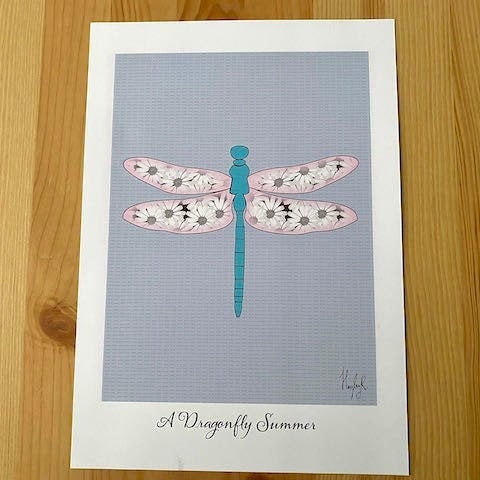 Dragonfly Print-A Dragonfly Summer