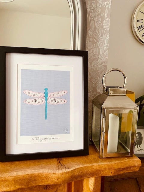 Dragonfly Print-A Dragonfly Summer