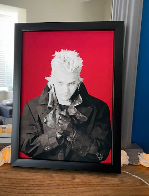 The Lost boys Print-David from The Lost Boys inspired low poly art print