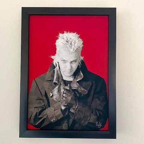 The Lost boys Print-David from The Lost Boys inspired low poly art print