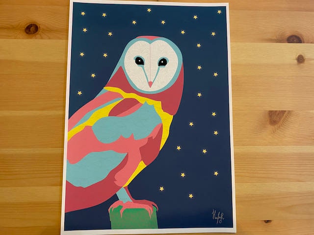 Owl Print-Night Owl Print