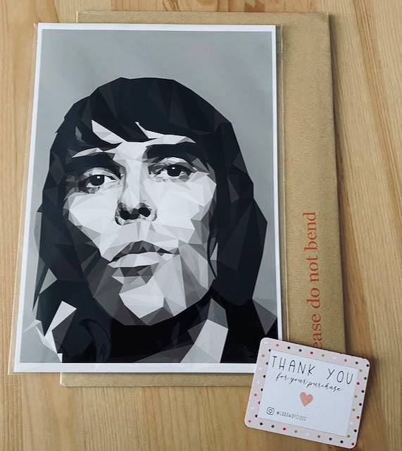 Ian Brown Print-Low Poly Art Print